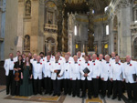 Mass at the Vatican, 2012, photo by Kathleen Schumpert